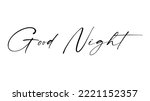 Good Night Handwriting...