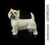 Antique Figurine Of A Dog On A...
