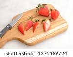 Slicing Strawberries On A...