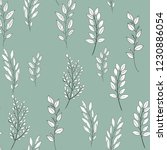 vector floral seamless pattern. ... | Shutterstock .eps vector #1230886054