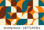 minimalistic geometry abstract... | Shutterstock .eps vector #1877145361