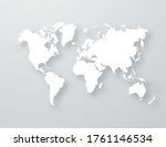 map world. design infographic.... | Shutterstock .eps vector #1761146534