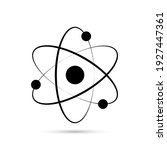atom icon. logo atomic neutron... | Shutterstock . vector #1927447361
