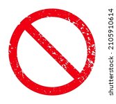 sign forbidden. icon symbol ban.... | Shutterstock .eps vector #2105910614