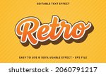 retro editable text effect... | Shutterstock .eps vector #2060791217