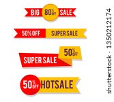 big sale banner template... | Shutterstock .eps vector #1350212174