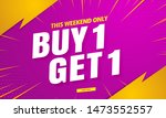 buy get free sale banenr... | Shutterstock .eps vector #1473552557