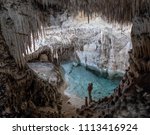 Beautiful Cave Interior Water...