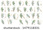 Floral Alphabet  Letters With...