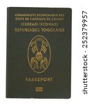 biometric passport of togo | Shutterstock . vector #252379957