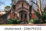 Small photo of Sedona, AZ, USA - March 24th 2023: Tlaquepaque Arts Shopping Village entrance.
