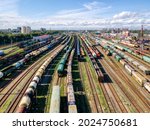 Aerial Photo Of Railway...