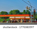 Small photo of Marietta, Pa./USA-July 5, 2020: Rutter's is a chain of convenience stores and gas stations with 72 locations in Central Pennsylvania, West Virginia, and Maryland.