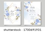 beautiful wedding invitation... | Shutterstock .eps vector #1700691931
