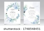 elegant wedding invitation... | Shutterstock .eps vector #1748548451