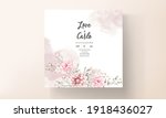 elegant wedding invitation with ... | Shutterstock .eps vector #1918436027