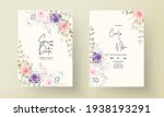 beautiful hand drawn floral... | Shutterstock .eps vector #1938193291