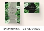 elegant wedding invitation card ... | Shutterstock .eps vector #2173779527