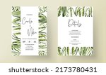 wedding invitation card... | Shutterstock .eps vector #2173780431