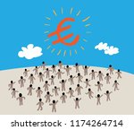 business people message talking ... | Shutterstock .eps vector #1174264714