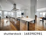 Small photo of Full set of apartment penthouse in condominium in downtown Montreal Canada with winter city views