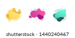 abstract colorful blobs set.... | Shutterstock .eps vector #1440240467