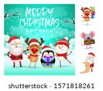 merry christmas and happy new... | Shutterstock .eps vector #1571818261
