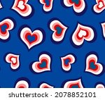 abstract hand drawing retro... | Shutterstock .eps vector #2078852101