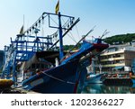 View Of Large Fishing Boats In...
