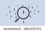 people segmentation ... | Shutterstock .eps vector #1861052191