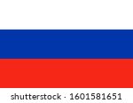 russia national flag. vector... | Shutterstock .eps vector #1601581651