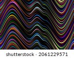 abstract iridescent geometric... | Shutterstock . vector #2061229571