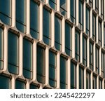 Small photo of Building exterior window void pattern Architecture details