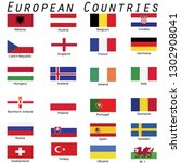 european countries with name | Shutterstock .eps vector #1302908041