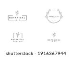 organic botanical minimal... | Shutterstock .eps vector #1916367944