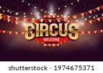 Retro Circus Banner With...