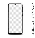 smartphone with blank screen.... | Shutterstock .eps vector #2107577507