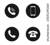 phone icon vector. call icon... | Shutterstock .eps vector #1505159264