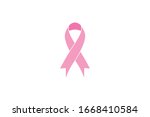 pink ribbon  breast cancer... | Shutterstock .eps vector #1668410584