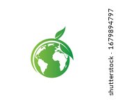 green earth icon concept with... | Shutterstock .eps vector #1679894797