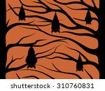 halloween pattern  bats with...