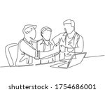 one continuous line drawing of... | Shutterstock .eps vector #1754686001