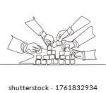 single continuous line drawing... | Shutterstock .eps vector #1761832934