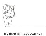 continuous one line drawing... | Shutterstock .eps vector #1996026434