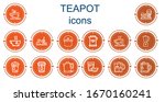 editable 14 teapot icons for... | Shutterstock .eps vector #1670160241