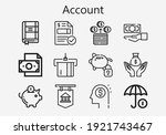 premium set of account  s ... | Shutterstock .eps vector #1921743467