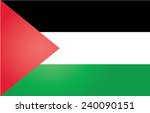 Flag Of Palestine Gaza Strip...