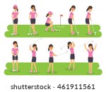 female golf sport athletes ...
