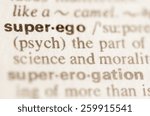 Small photo of Definition of word superego in dictionary