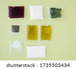 set of spices  oils and sauces... | Shutterstock . vector #1735503434